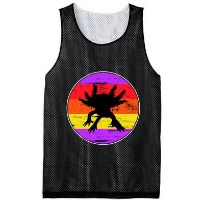 Retro Axolotl Mesh Reversible Basketball Jersey Tank