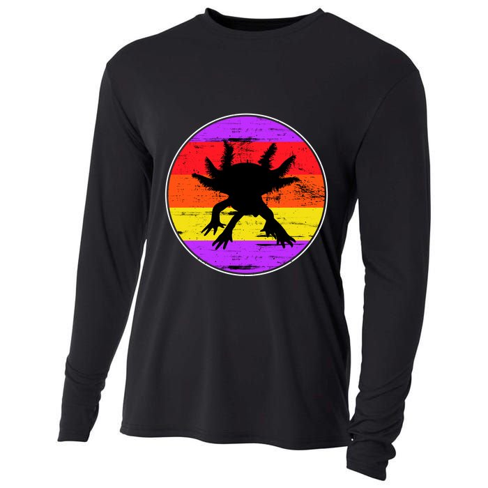 Retro Axolotl Cooling Performance Long Sleeve Crew