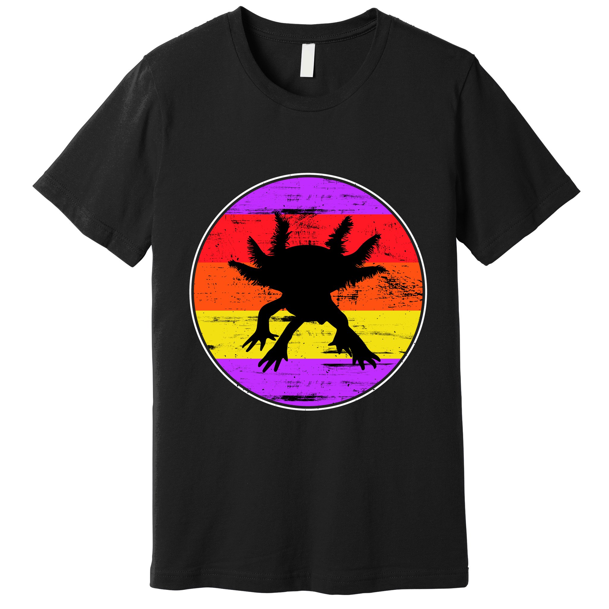Retro Axolotl Premium T-Shirt