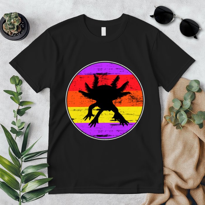 Retro Axolotl Premium T-Shirt