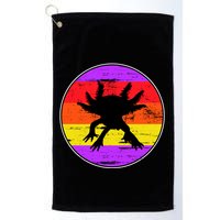 Retro Axolotl Golf Towel