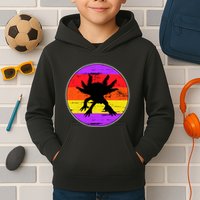 Retro Axolotl Kids Hoodie