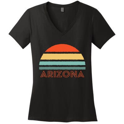Retro Arizona Women's V-Neck T-Shirt