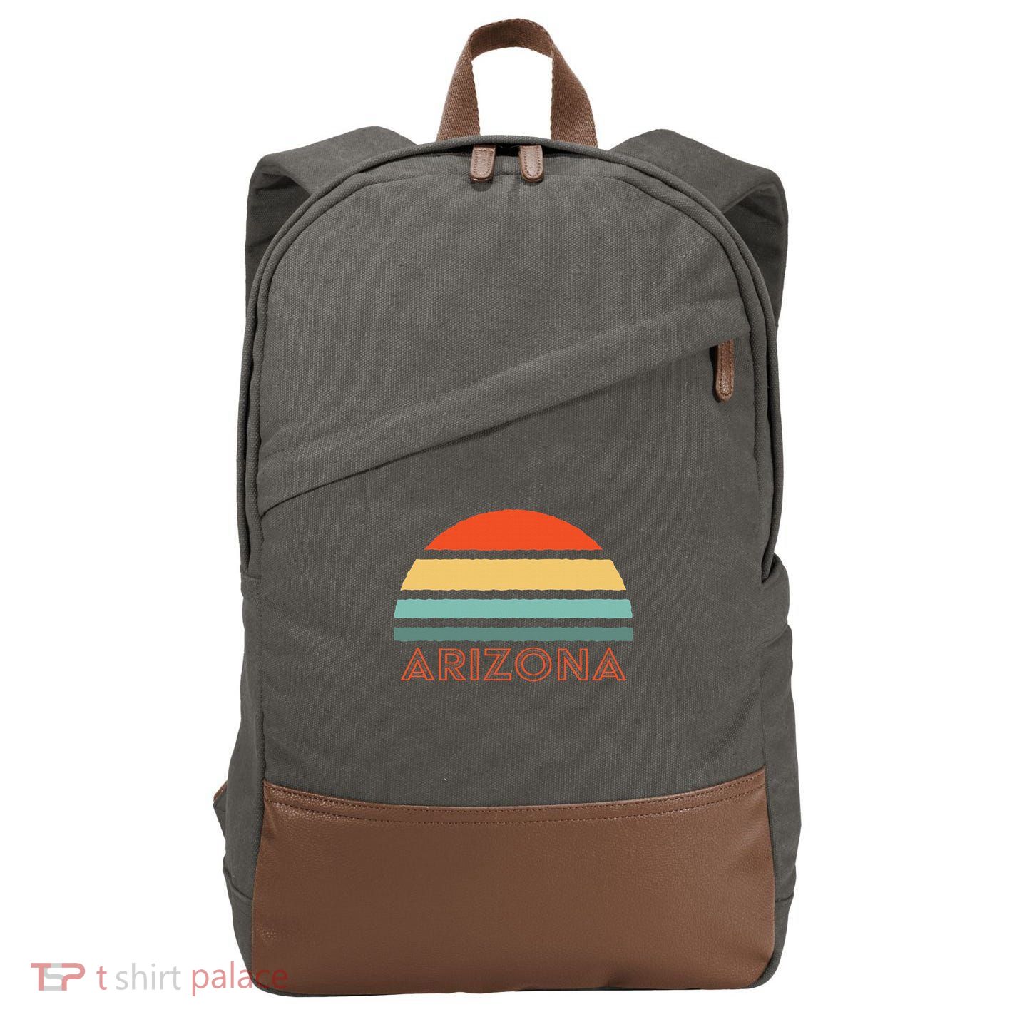 Retro Arizona Cotton Canvas Backpack