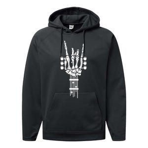 Rock And Roll Punk Rock Band Concert Guitar Accessories Gift Performance Fleece Hoodie