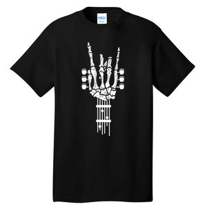 Rock And Roll Punk Rock Band Concert Guitar Accessories Gift Tall T-Shirt