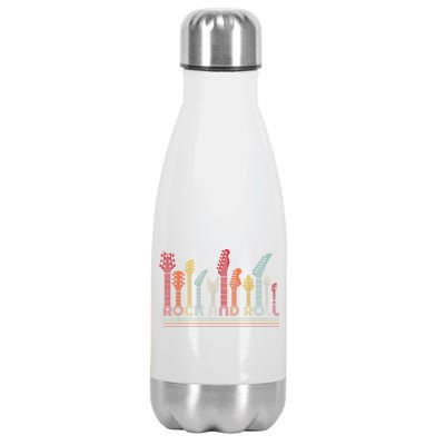 Rock And Roll Gift Retro Style Gift Stainless Steel Insulated Water Bottle