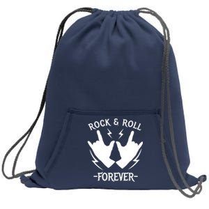 Rock And Roll Forever Sweatshirt Cinch Pack Bag