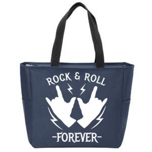 Rock And Roll Forever Zip Tote Bag