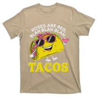 Roses Are Red Blah Tacos Valentine Day Food Lover T-Shirt