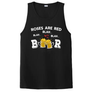 Roses Are Red Blah Beer Funny Valentines Day Ing Meaningful Gift PosiCharge Competitor Tank