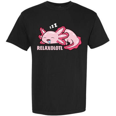 Relaxolotl Axolotls Garment-Dyed Heavyweight T-Shirt