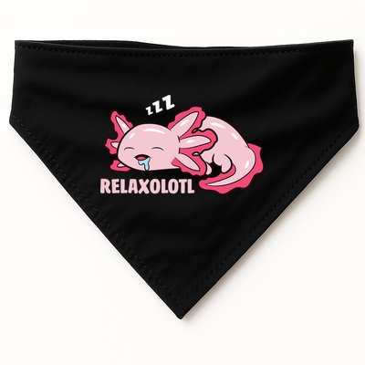 Relaxolotl Axolotls USA-Made Doggie Bandana