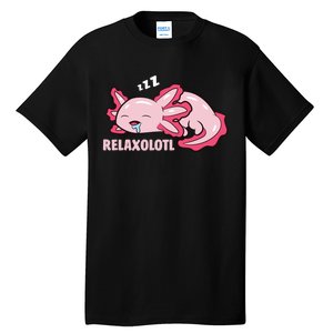 Relaxolotl Axolotls Tall T-Shirt