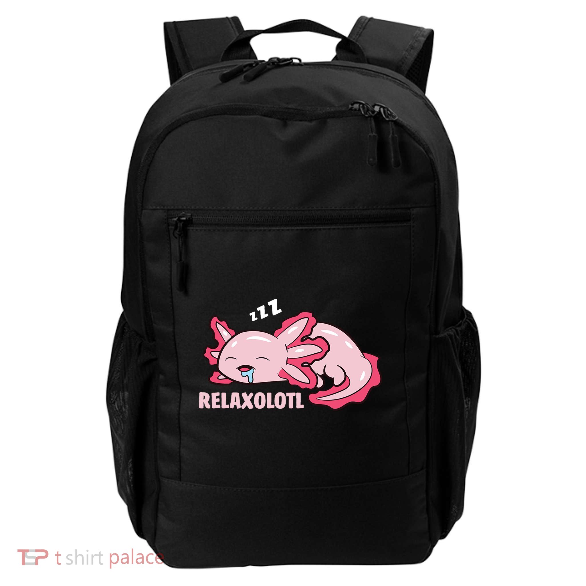 Relaxolotl Axolotls Daily Commute Backpack
