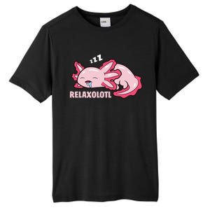 Relaxolotl Axolotls Tall Fusion ChromaSoft Performance T-Shirt