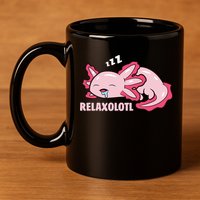 Relaxolotl Axolotls 11oz C Handle Ceramic Mug