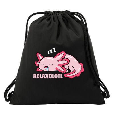 Relaxolotl Axolotls Drawstring Bag