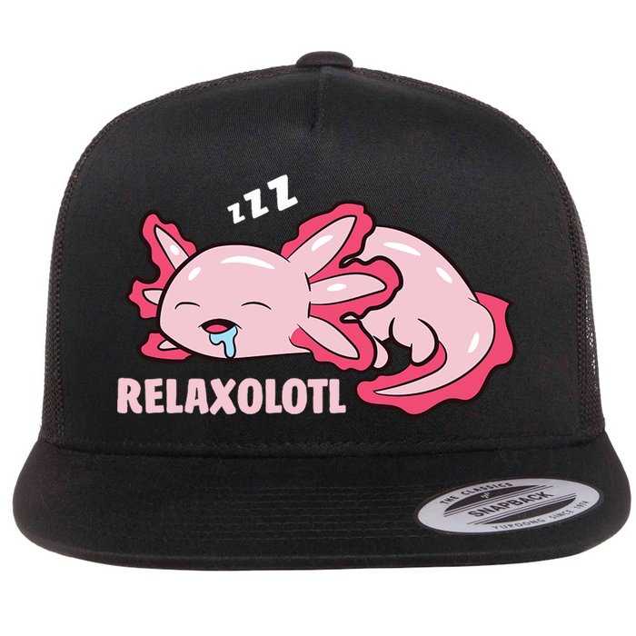 Relaxolotl Axolotls Flatbill Hat
