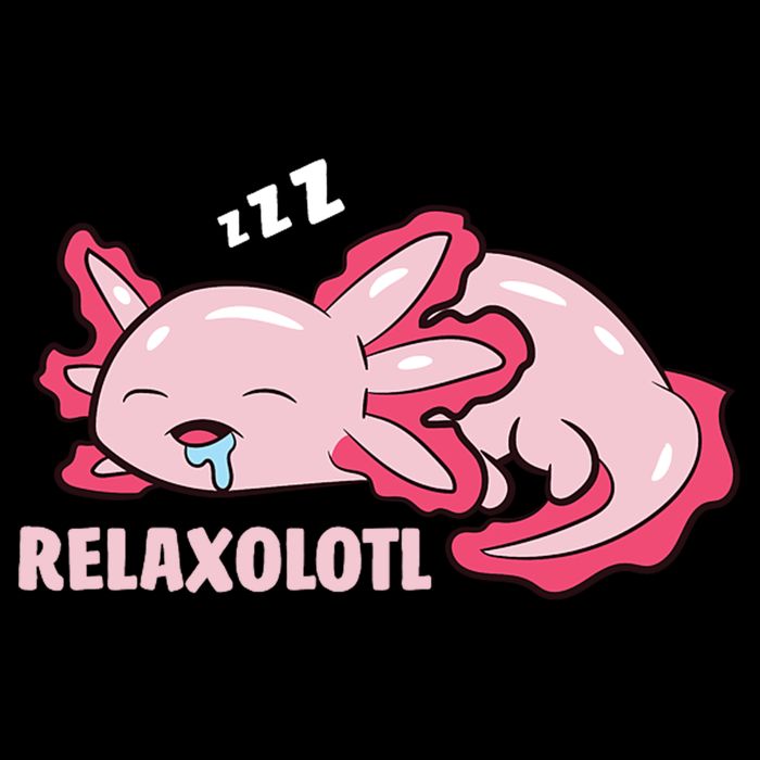 Relaxolotl Axolotls Flatbill Hat