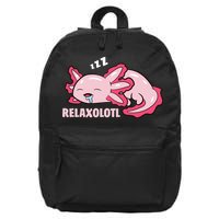 Relaxolotl Axolotls 16 in Basic Backpack
