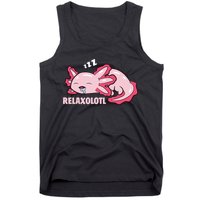 Relaxolotl Axolotls Tank Top