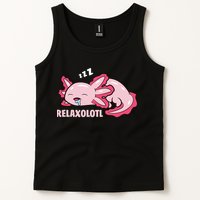 Relaxolotl Axolotls Tank Top