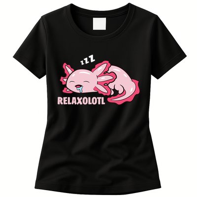 Relaxolotl Axolotls Womens T-Shirt