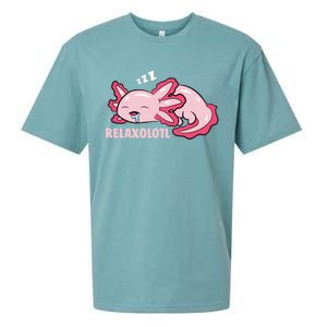 Relaxolotl Axolotls Sueded Cloud Jersey T-Shirt