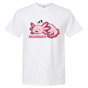 Relaxolotl Axolotls Garment-Dyed Heavyweight T-Shirt