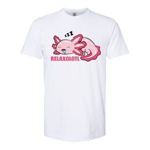 Relaxolotl Axolotls Softstyle CVC T-Shirt