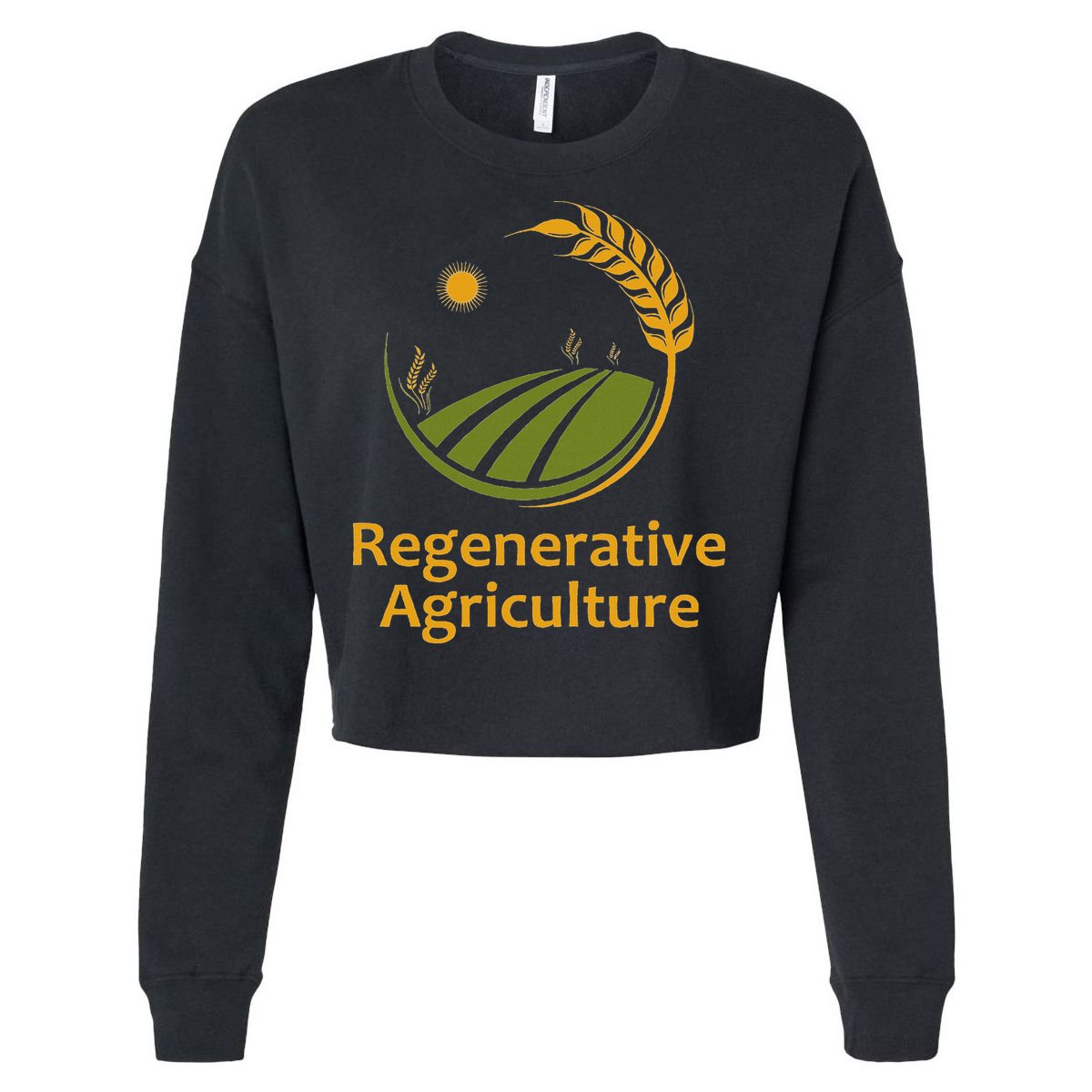 Regenerative Agriculture Cropped Pullover Crew