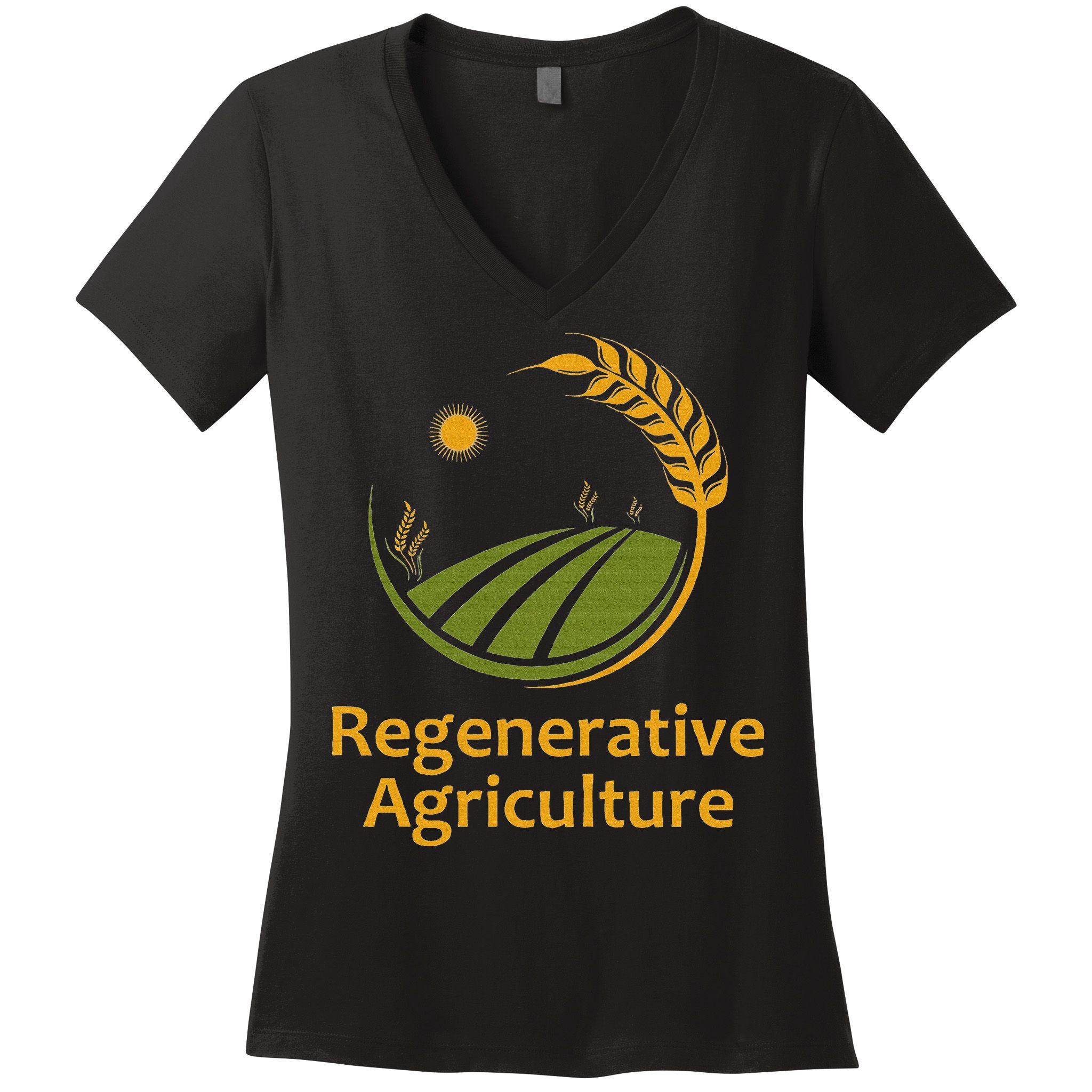 Regenerative Agriculture Women's V-Neck T-Shirt