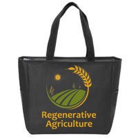 Regenerative Agriculture Zip Tote Bag