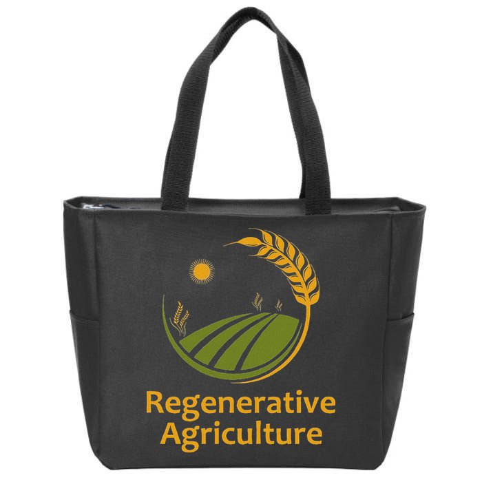 Regenerative Agriculture Zip Tote Bag