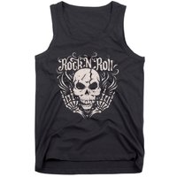 Rock And Roll Skeleton Hand Tank Top