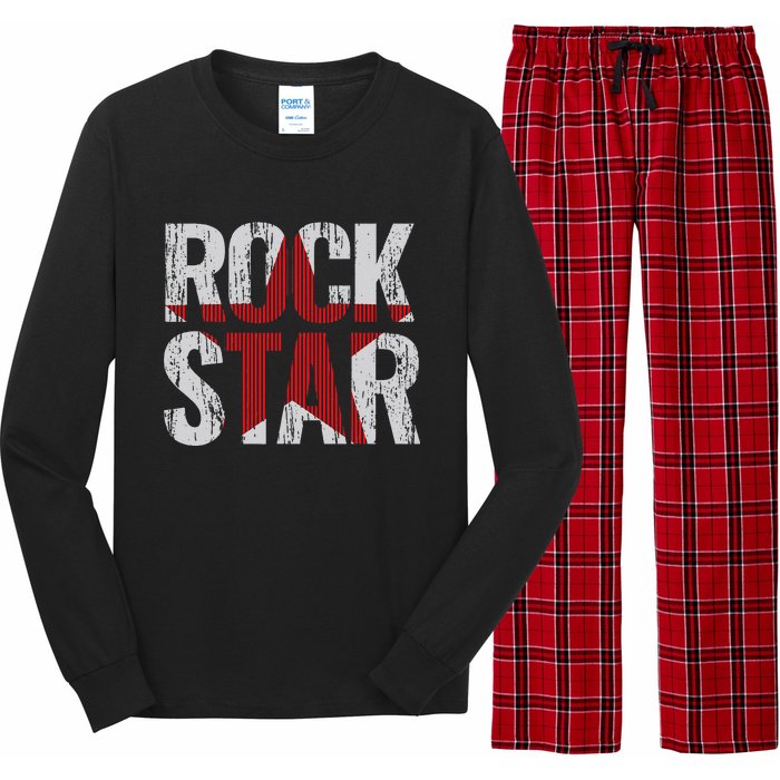 Rock And Roll Star Long Sleeve Pajama Set