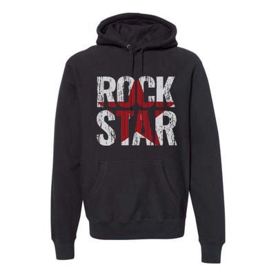 Rock And Roll Star Premium Hoodie