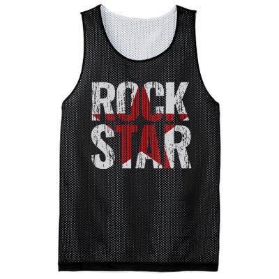 Rock And Roll Star Mesh Reversible Basketball Jersey Tank