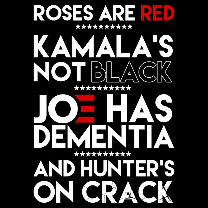 Roses Are Red Kamala's Not Black Joe Has Dementia And Hunters On Crack Impact Tech Backpack