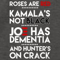 Roses Are Red Kamala's Not Black Joe Has Dementia And Hunters On Crack Vector Backpack