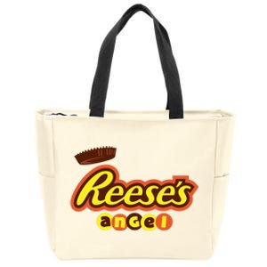 Reeses Angel Zip Tote Bag