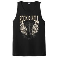 Rock And Roll Lover Gifts Cool Electric Guitar Concert Band PosiCharge Competitor Tank