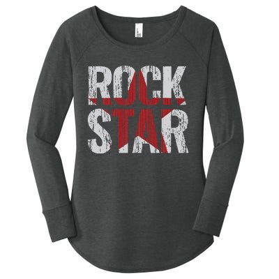 Rock And Roll Star Women's Perfect Tri Tunic Long Sleeve Shirt