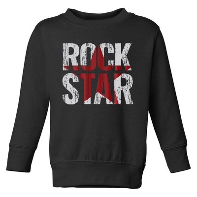 Rock And Roll Star Toddler Sweatshirt