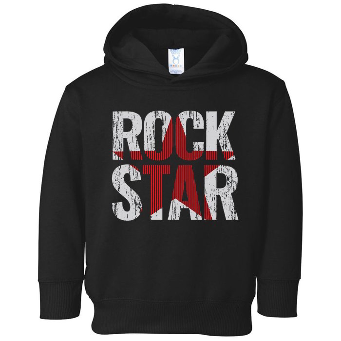 Rock And Roll Star Toddler Hoodie