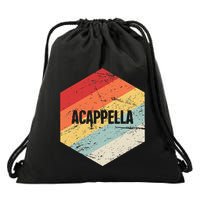 Retro Acappella Drawstring Bag