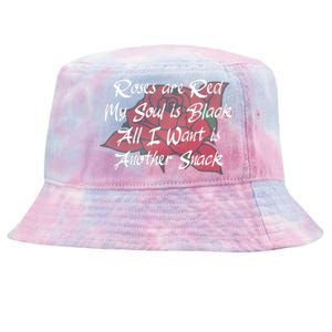 Roses Are Red My Soul Is Black All I Want Is Another Snack Tie-Dyed Bucket Hat