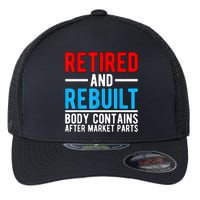 Retired and Rebuilt Hip Knee Replacement Parts Flexfit Unipanel Trucker Cap