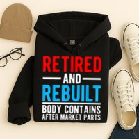 Retired and Rebuilt Hip Knee Replacement Parts Hoodie